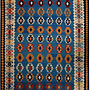 Kilim Gashgai Teppich Mehrfarbig 0