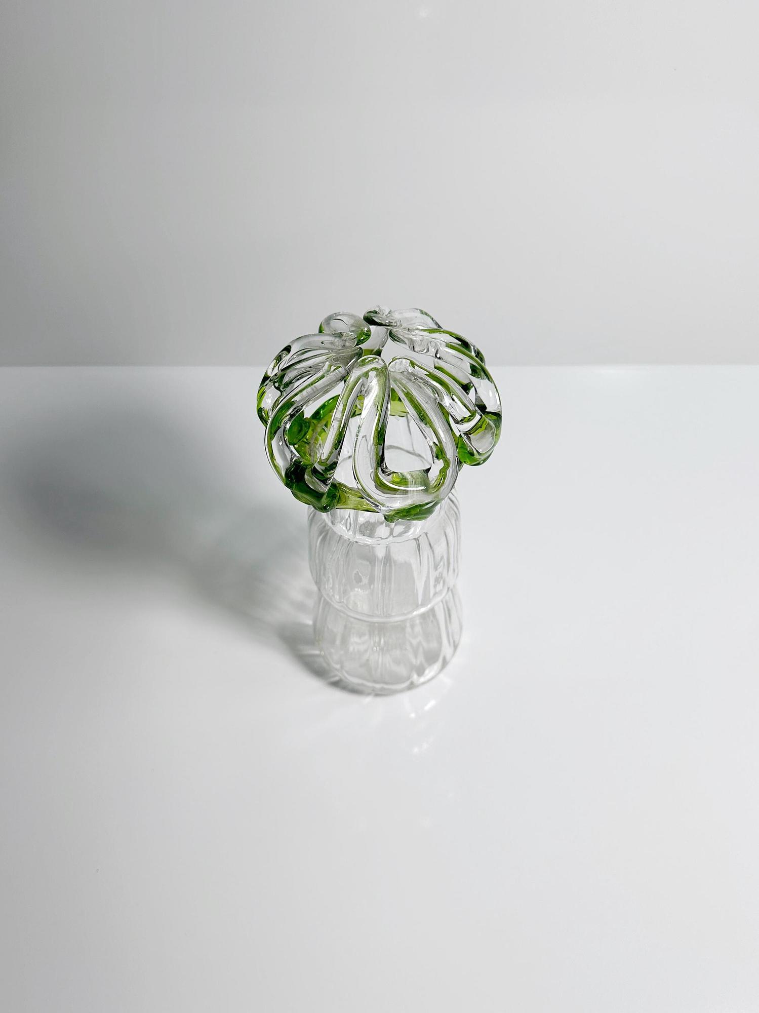 Vintage Jugendstil Vase Muranoglas 1900er Jahre 1