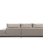 Line 4-Sitzer Sofa mit Beistelltisch Beige 9