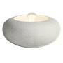 Izumi Tischlampe Keramik Weiß 0