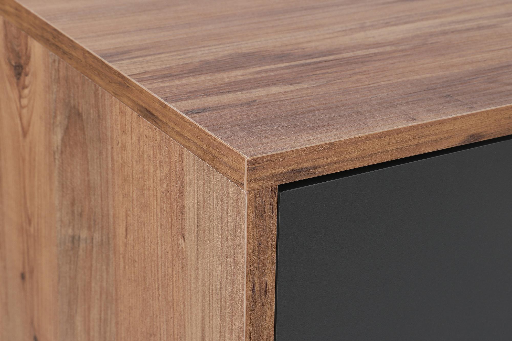 Cordoba Konsole Holzfurnier Anthrazit 6