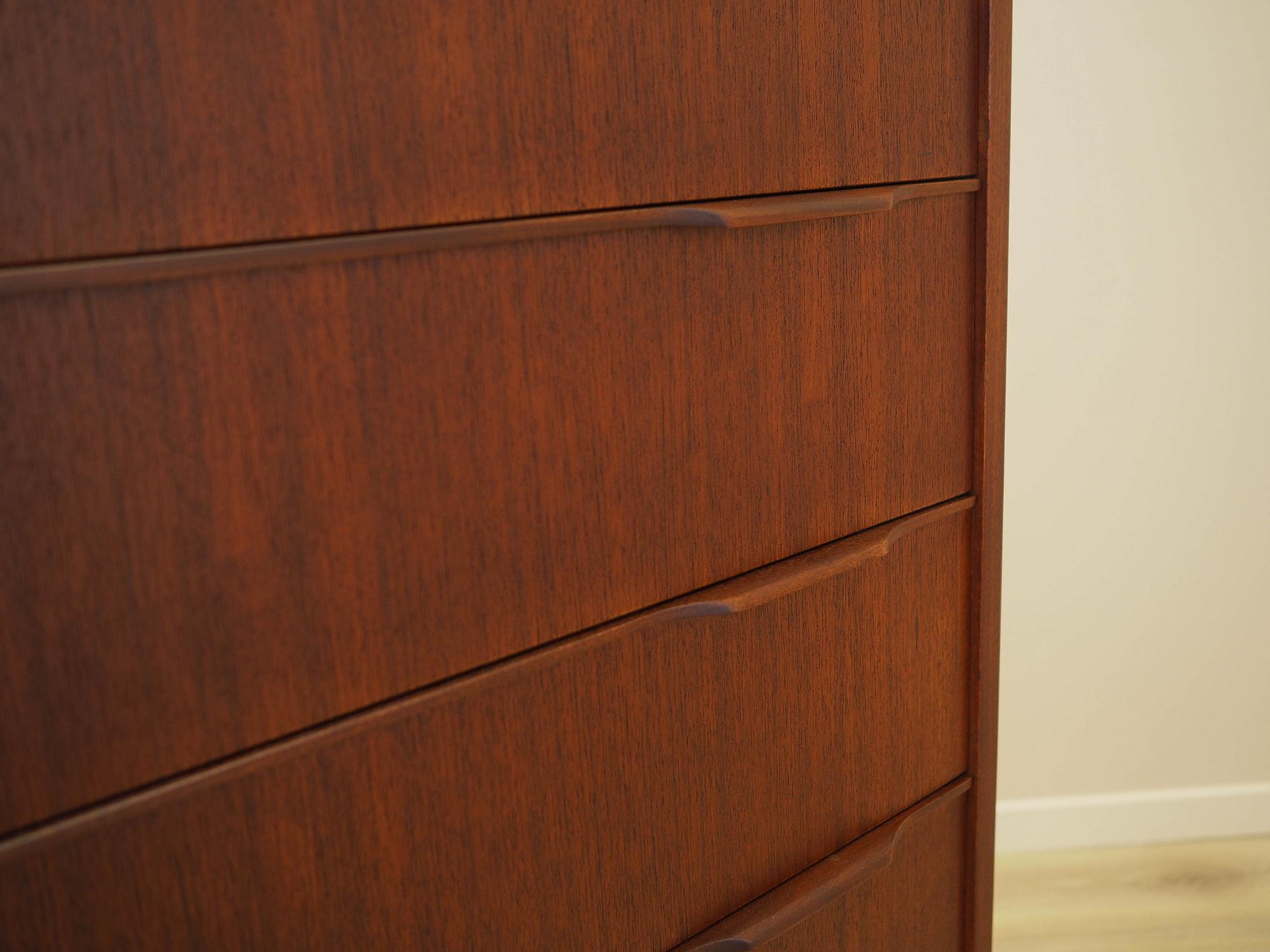 Teak chest of drawers 1970s 11
