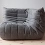Togo Corner Sofa Textile Grey 2
