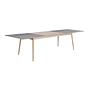 MEZA Dining table Ceramic top Light grey 5