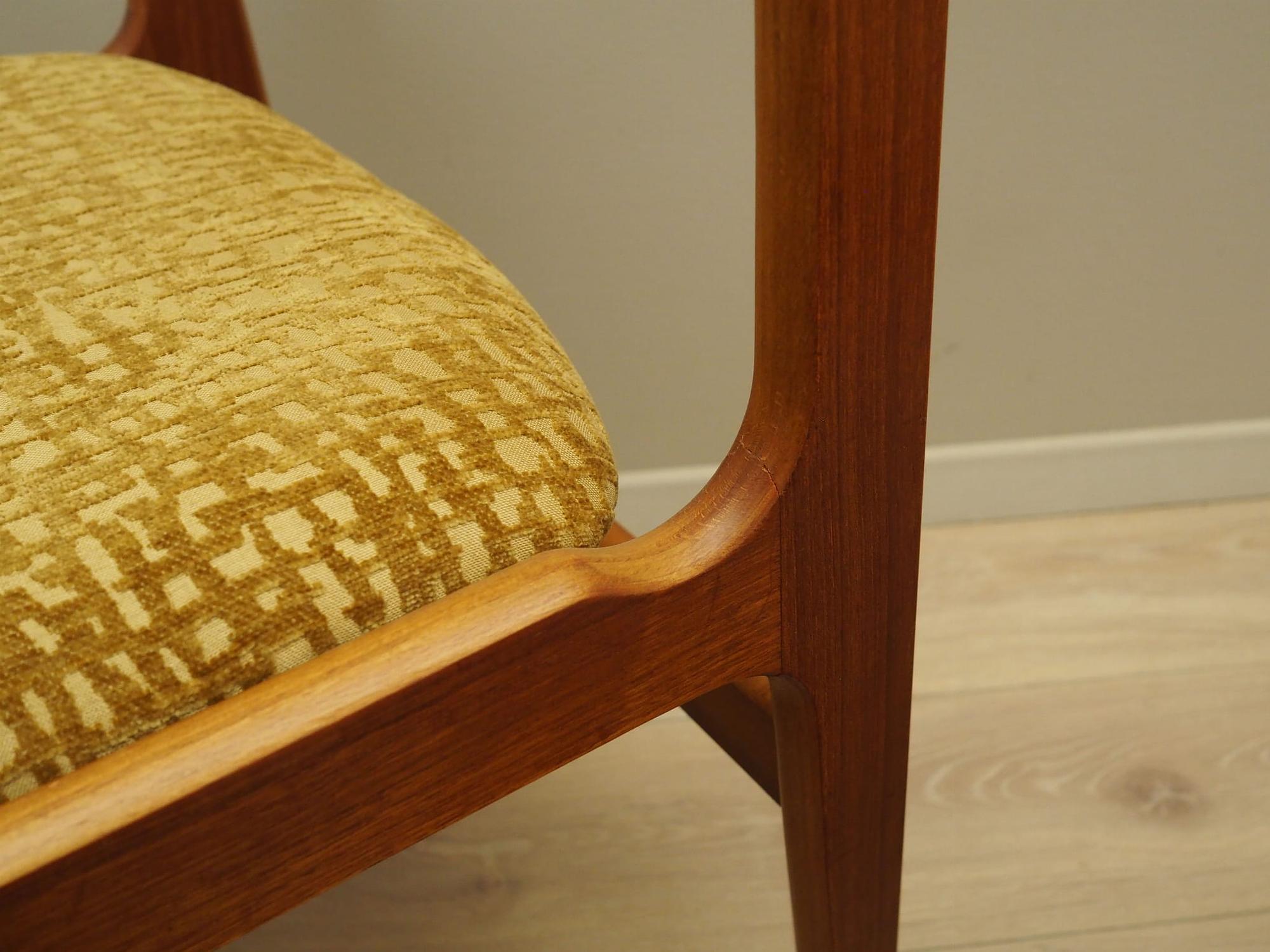 6x Dining chair teak 1970s 10