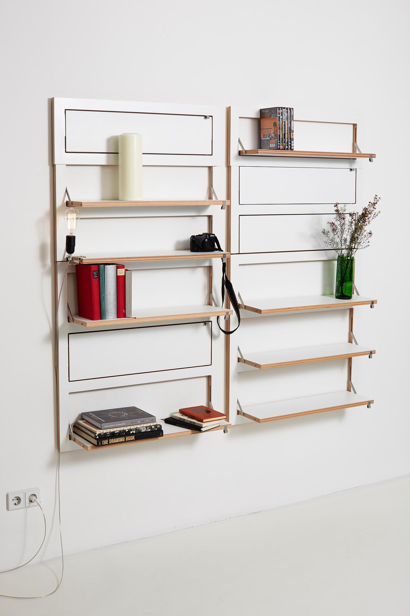 Fläpps Shelf Black 80 x 80cm 3