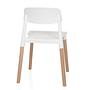 Dining chair / Visitor chair SCANDI E white hjh LIVING 8