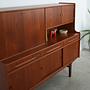 Highboard Teakholz 1960er Jahre 5
