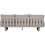 Bear 3-Sitzer Gartensofa Aluminium Grau 4