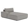 Daphne 1-Sitzer Récamiere Links Maya Warm Grey 6