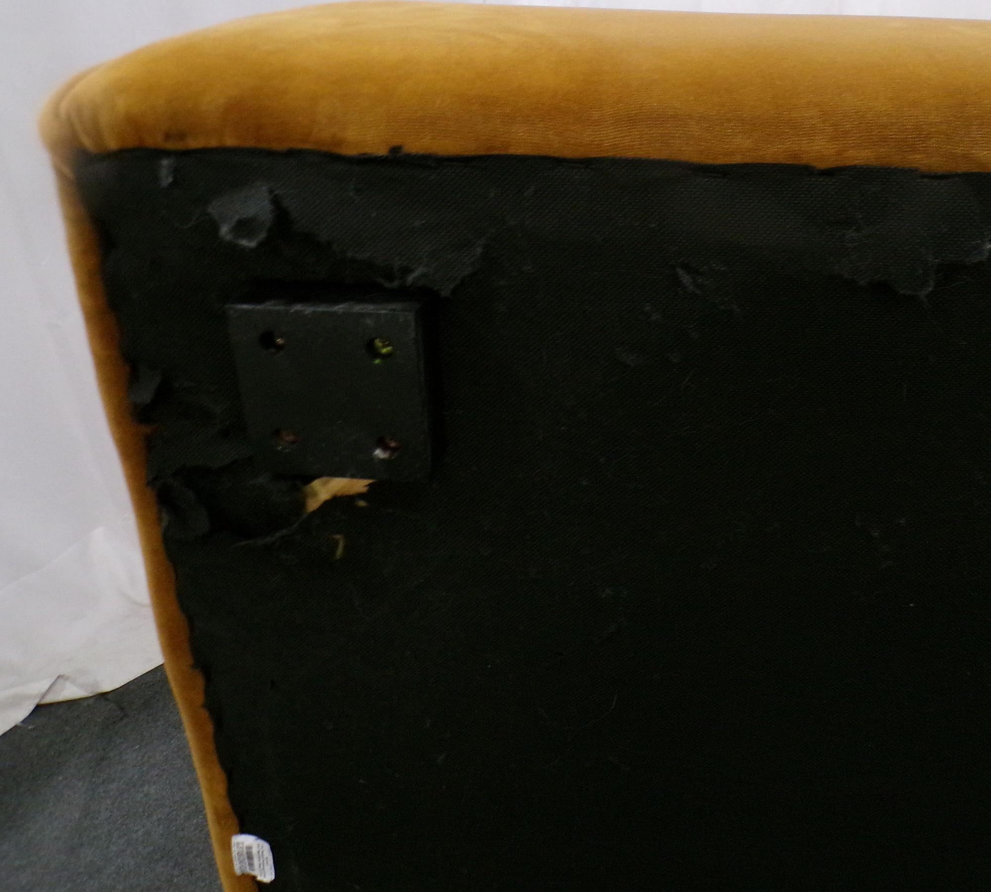 Dane 1 posto Récamiere sinistra velluto opaco ambra 8