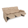 Cumuly Sofa 3-Sitzer mit Relaxfunktion Leder Creme 2