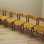 6x Dining chair teak 1970s 6