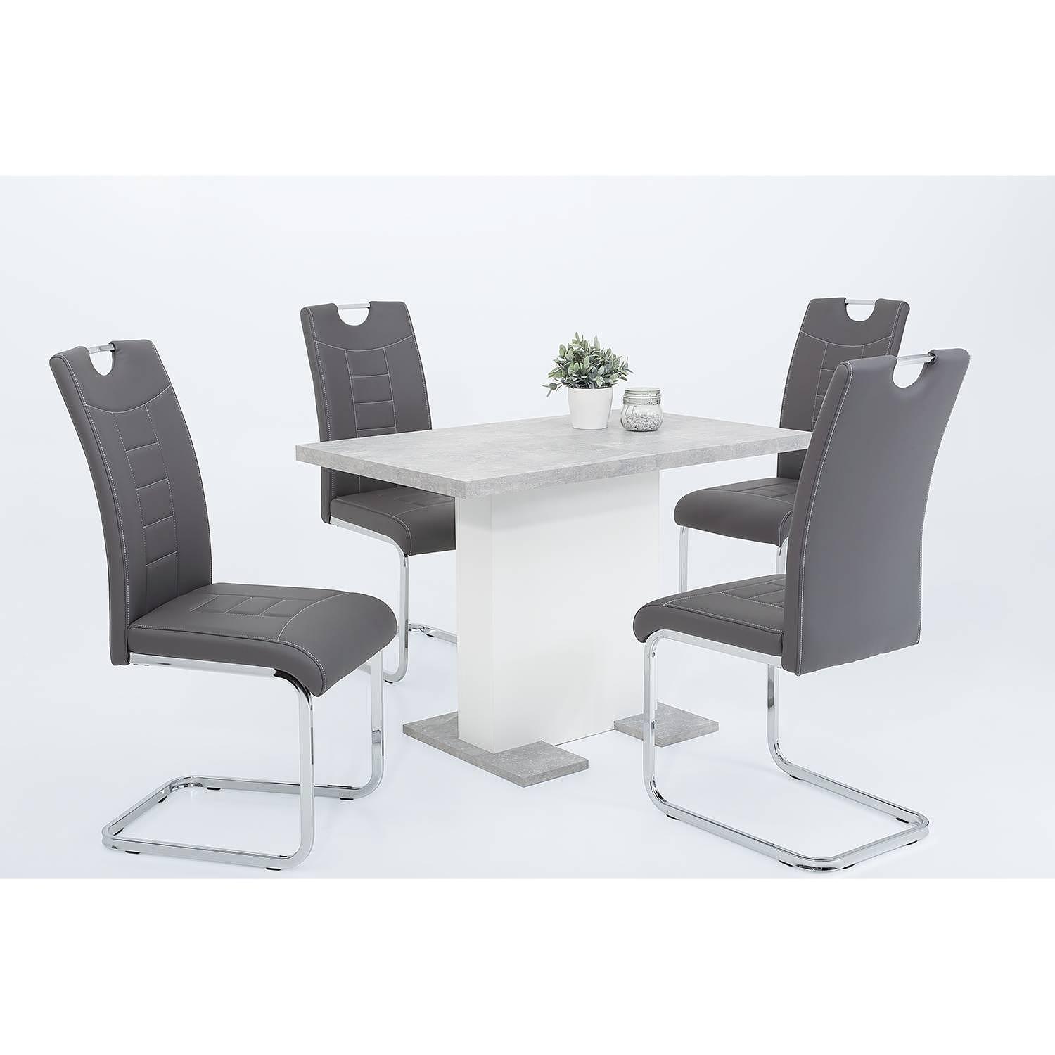 4x Freischwinger Festola Grau 2