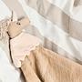 Ummi Kuscheltuch Bio-Baumwolle Camel Rose 1