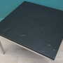 Vintage Side Table Slate Metal Black 1970s 7