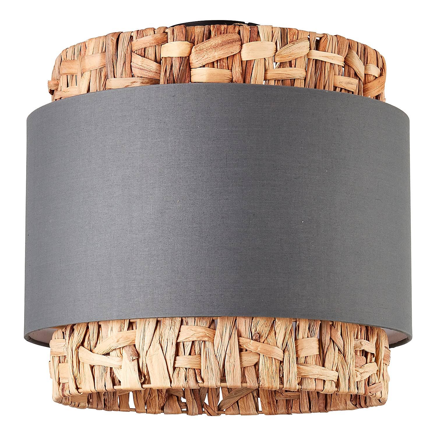 Waterlilly Ceiling light Linen Plant leaf 2-bulb 1