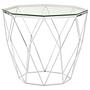 Allure Side Table Stainless Steel Glass Chrome 0