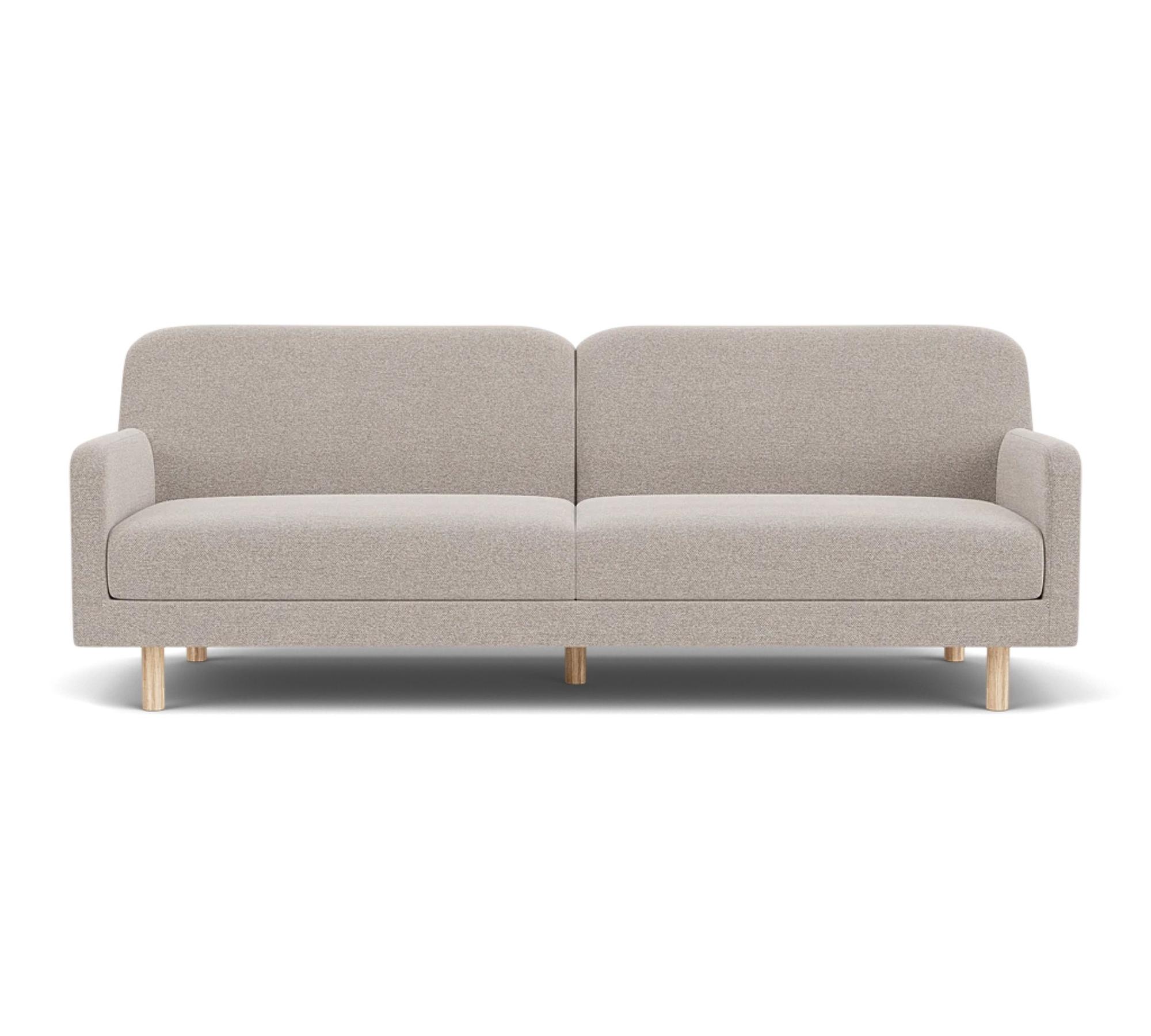 Landon Sofa 3-Sitzer Agnes Brown 0