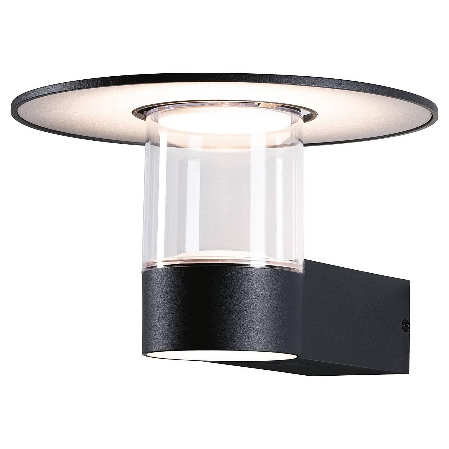 Wall lamp Sienna with sensor Aluminum Anthracite 1
