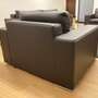 6-tlg. Sofa Lounge Set Leder Braun  4