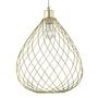 Pendant lamp Albeuve 1-light Gold 0