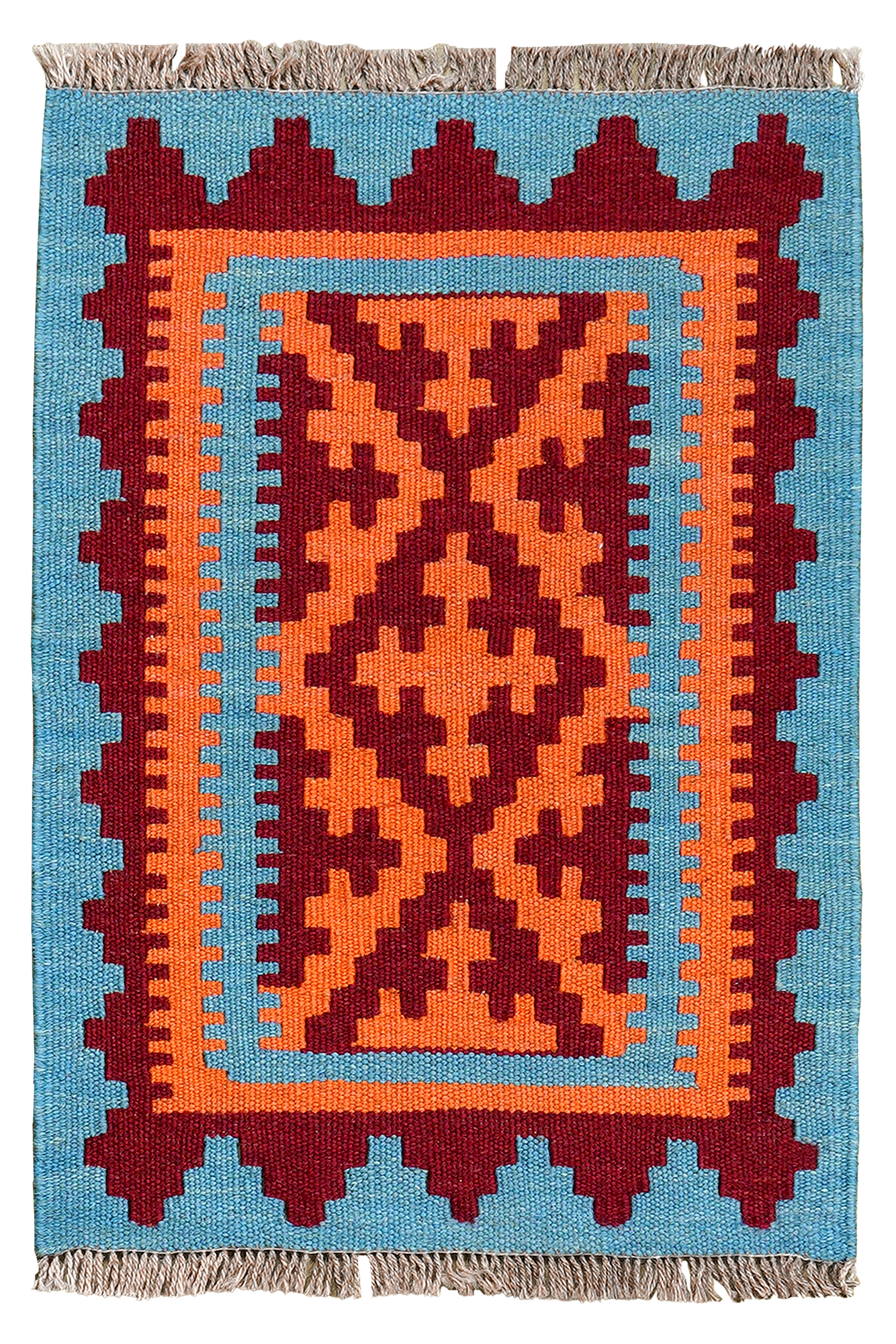 Kilim Gashgai Teppich Mehrfarbig 0