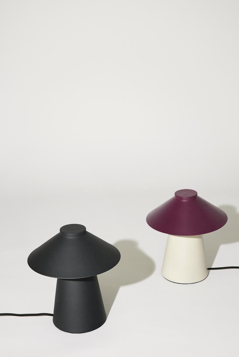 Chipper Table Lamp Sand Burgundy 4