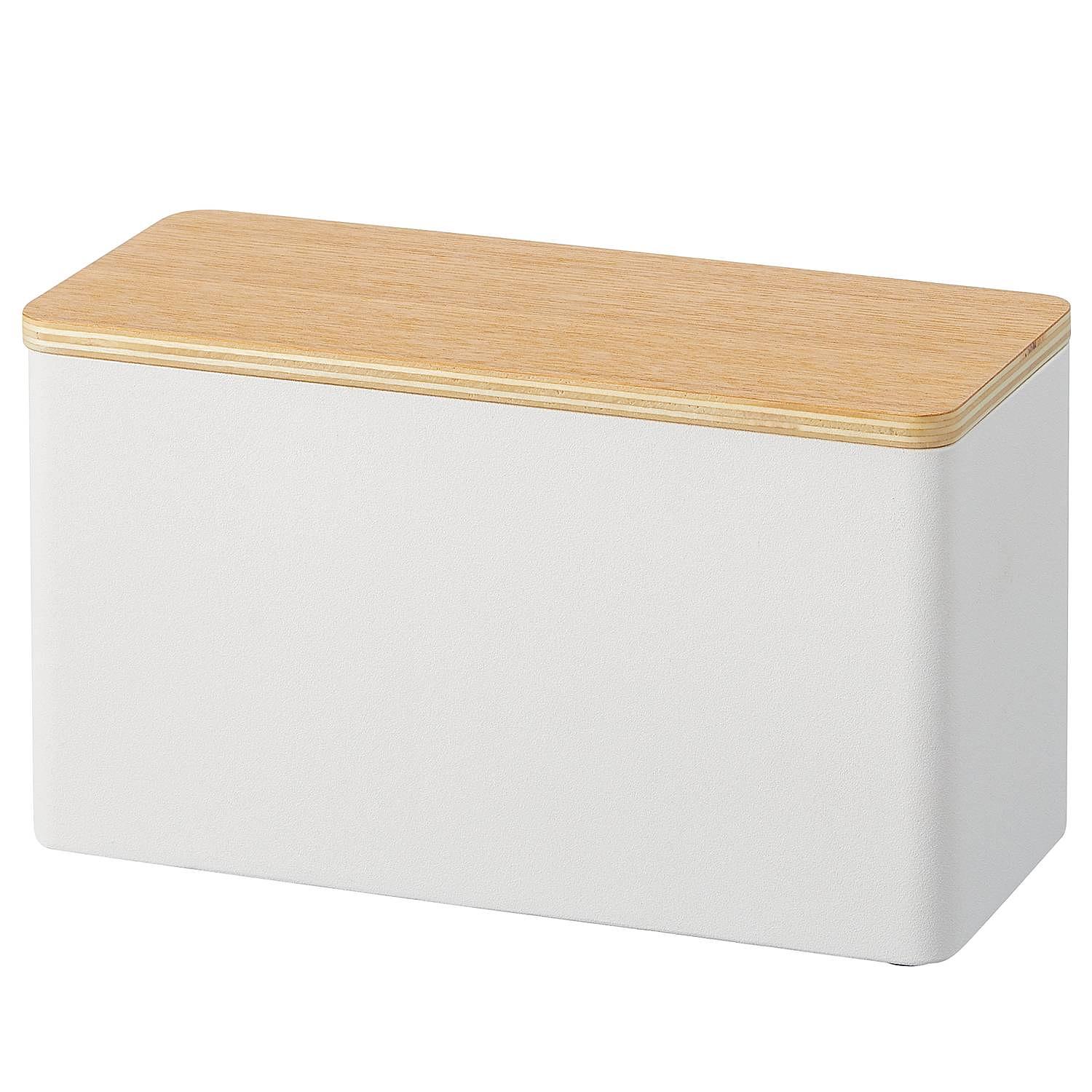 Rin Storage Box Steel Plywood Plate White 1