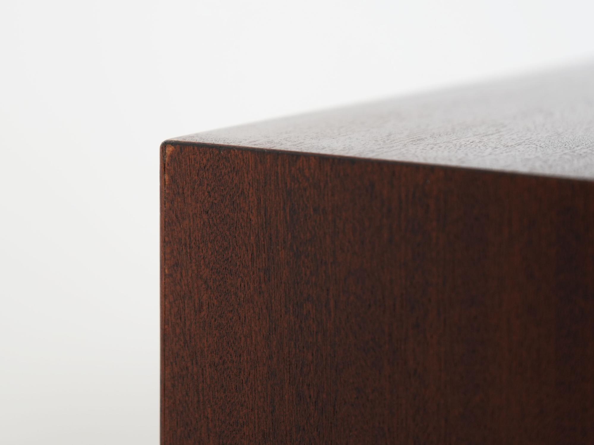 Mahogany bookcase 1970s 6