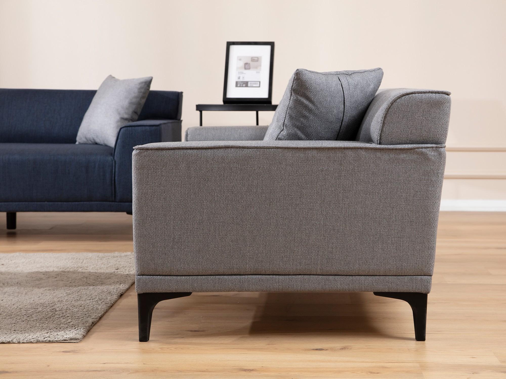 Petra 2-seater sofa light grey 1