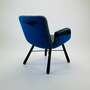 East River Chair Leder Blau 5