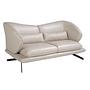 2-Sitzer Sofa in taupegrauem Leder 6145 0