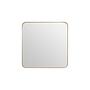Tia Kleiner Quadratischer Wandspiegel mit Gold-Finish 0