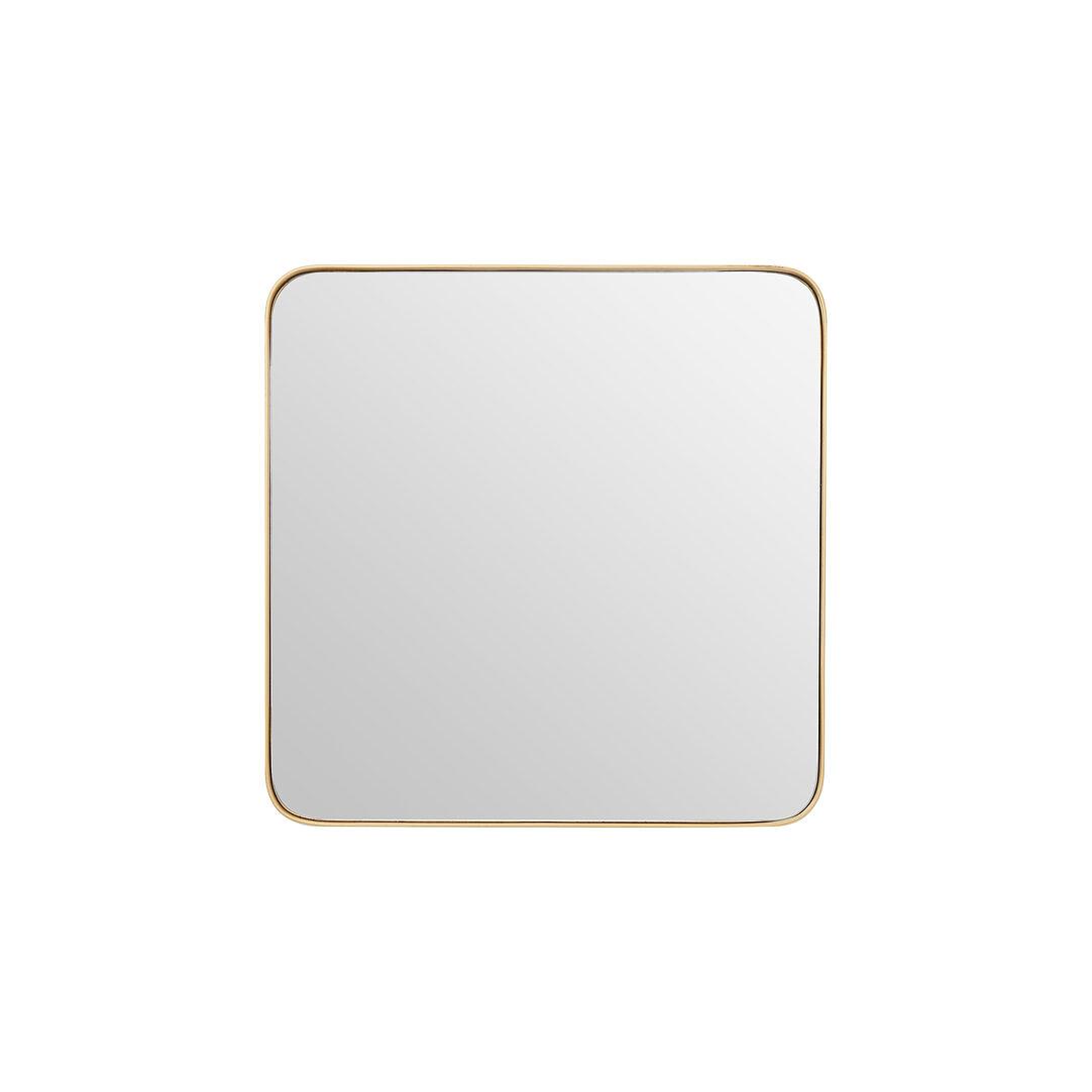 Tia Kleiner Quadratischer Wandspiegel mit Gold-Finish 0