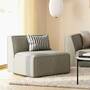 Dane 1-Seater Module Maya Warm Grey 6
