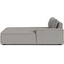 Daphne 1-seater chaise lounge right Maya Warm Grey 3