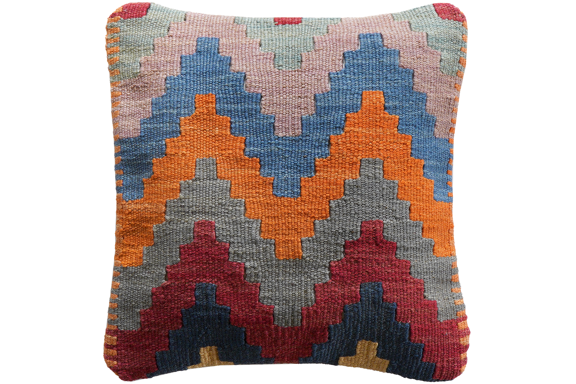 Cuscino Kilim Lana Cotone Multicolore 0