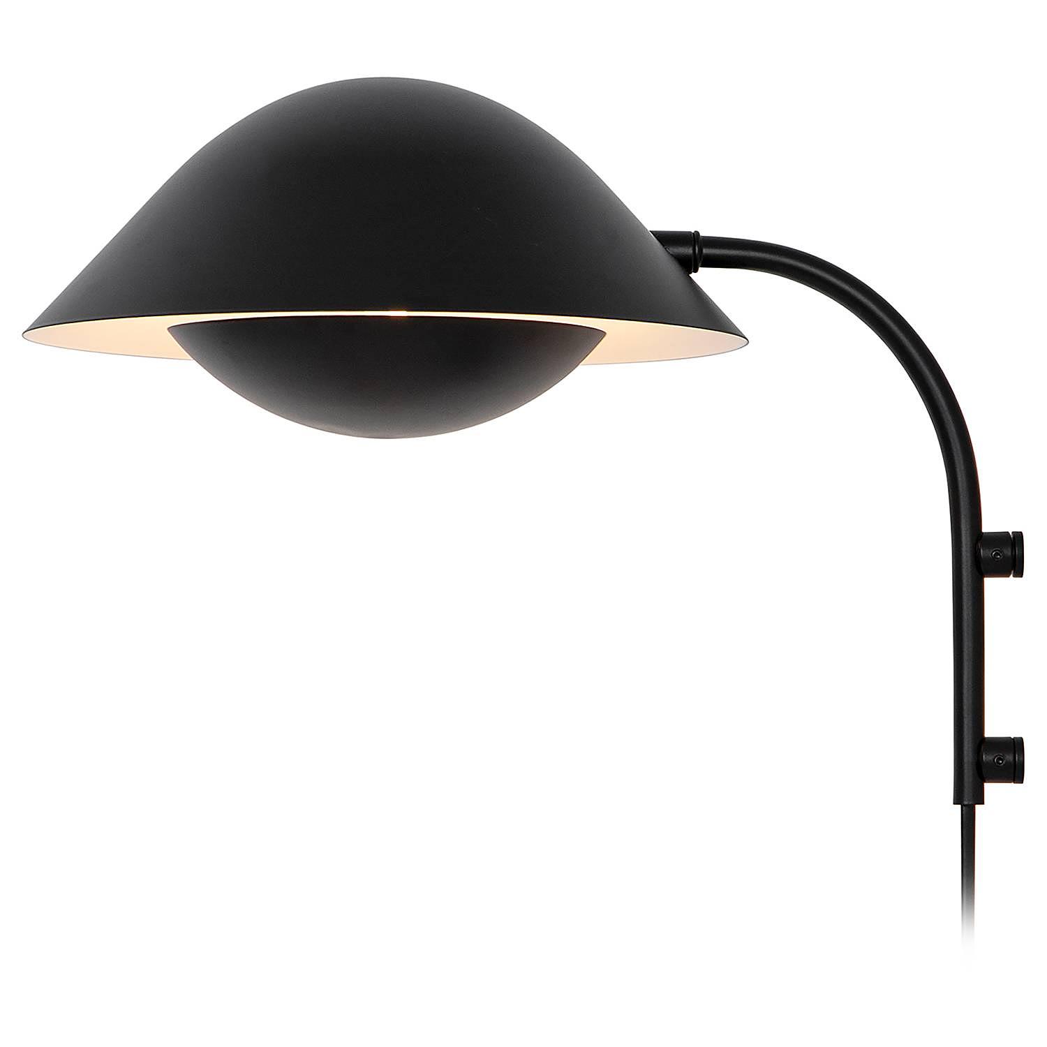Freya Wandleuchte Aluminium Schwarz 1-flammig 2