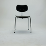 SE68 Air Stuhl Holz Chrom Schwarz 1