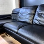 Sofa Récamiere Links Leder Schwarz 6