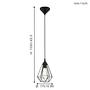 Tarbes II Pendant Lamp Steel Plastic 1-light 2