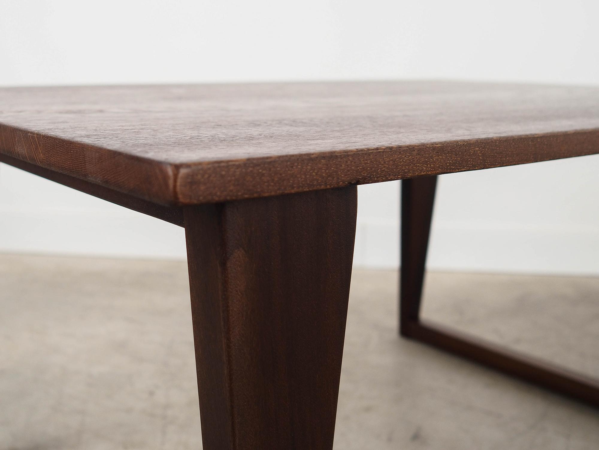 Eichentisch 1970er Jahre Braun 9