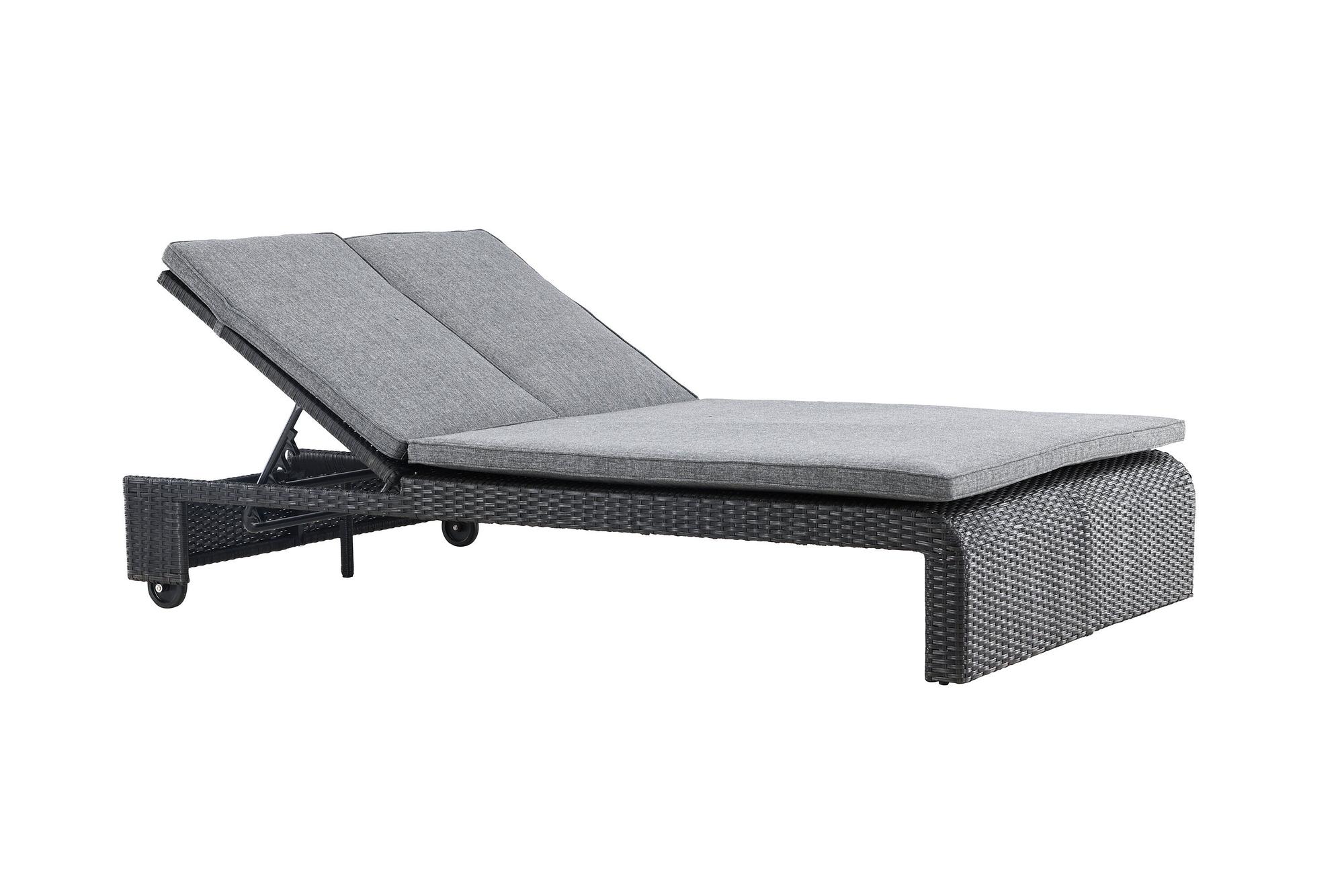 London Sonnenbank Spunpolyester Schwarz Dunkelgrau 1