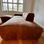 Pyllow Sofa 3-Sitzer & Hocker Nubukleder Braun 1