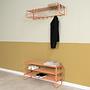 Shoe Rack Rex 3-Shelves Apricot 3