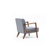 Kemer Armchair Wood Veneer Light Blue 5