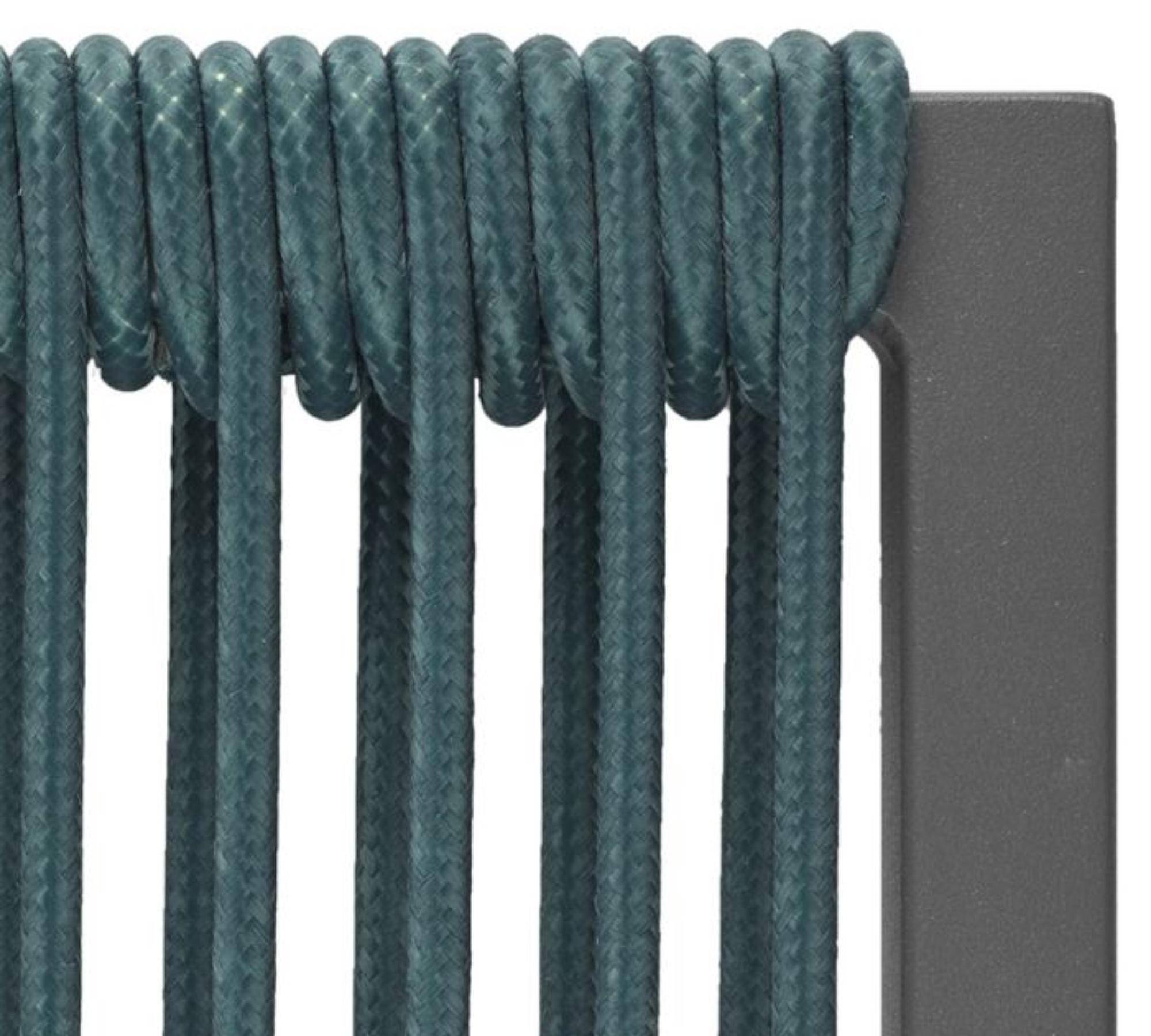 Loop Dining Sessel Aluminium String-Flex Petrol 2