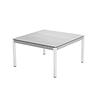 Club Lounge Side Table White Grey 0