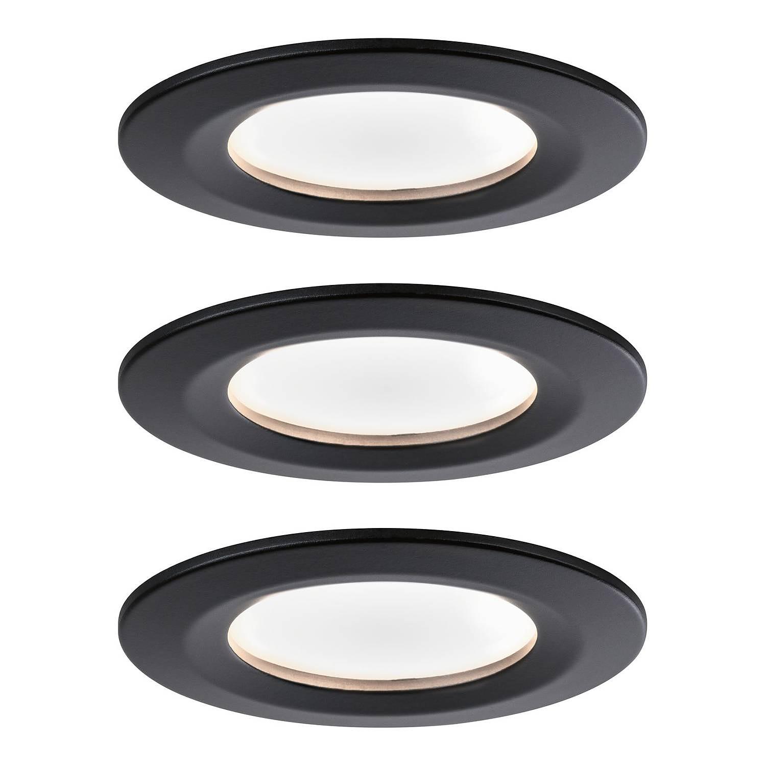 LED-Einbauleuchte Nova IV Schwarz 0